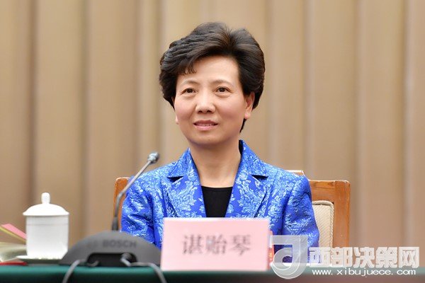 全國(guó)人大代表、貴州省委副書(shū)記、省長(zhǎng)諶貽琴發(fā)言